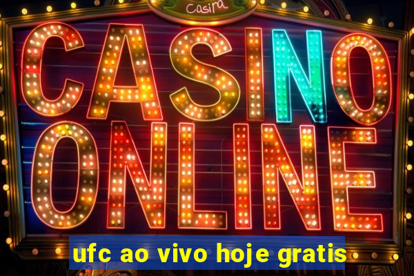 ufc ao vivo hoje gratis